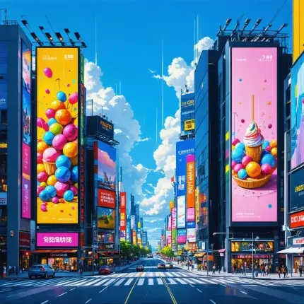 LED Displays for Advertising: Brightening Brand Visibility